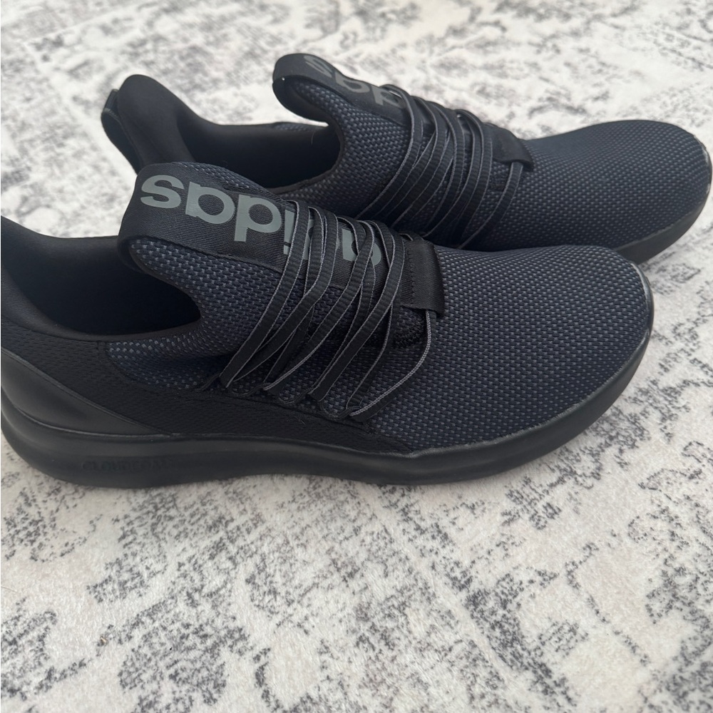 Adidas Men's Black and Gray Sneakers